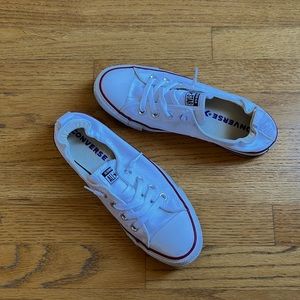 White converse slip on sneakers